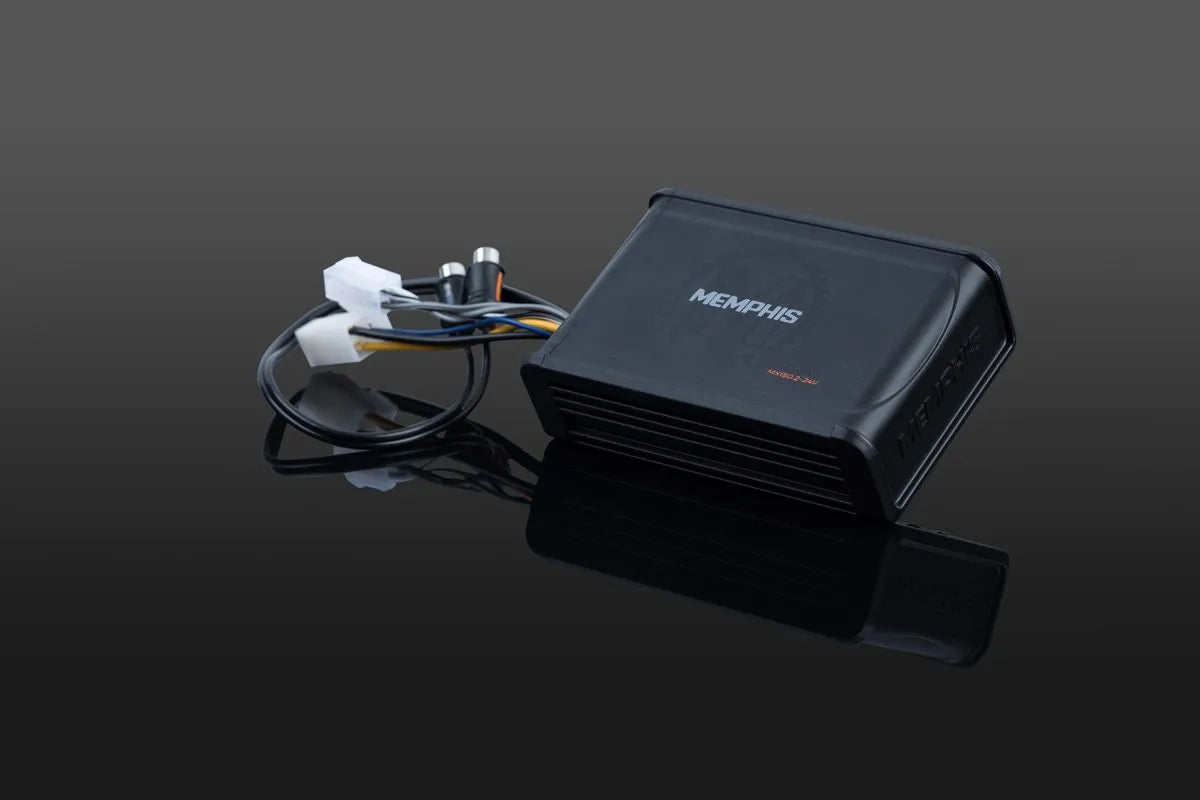 Memphis MX150.2-24V Powersports 75W x 2 at 2 Ohm, 8V-24V