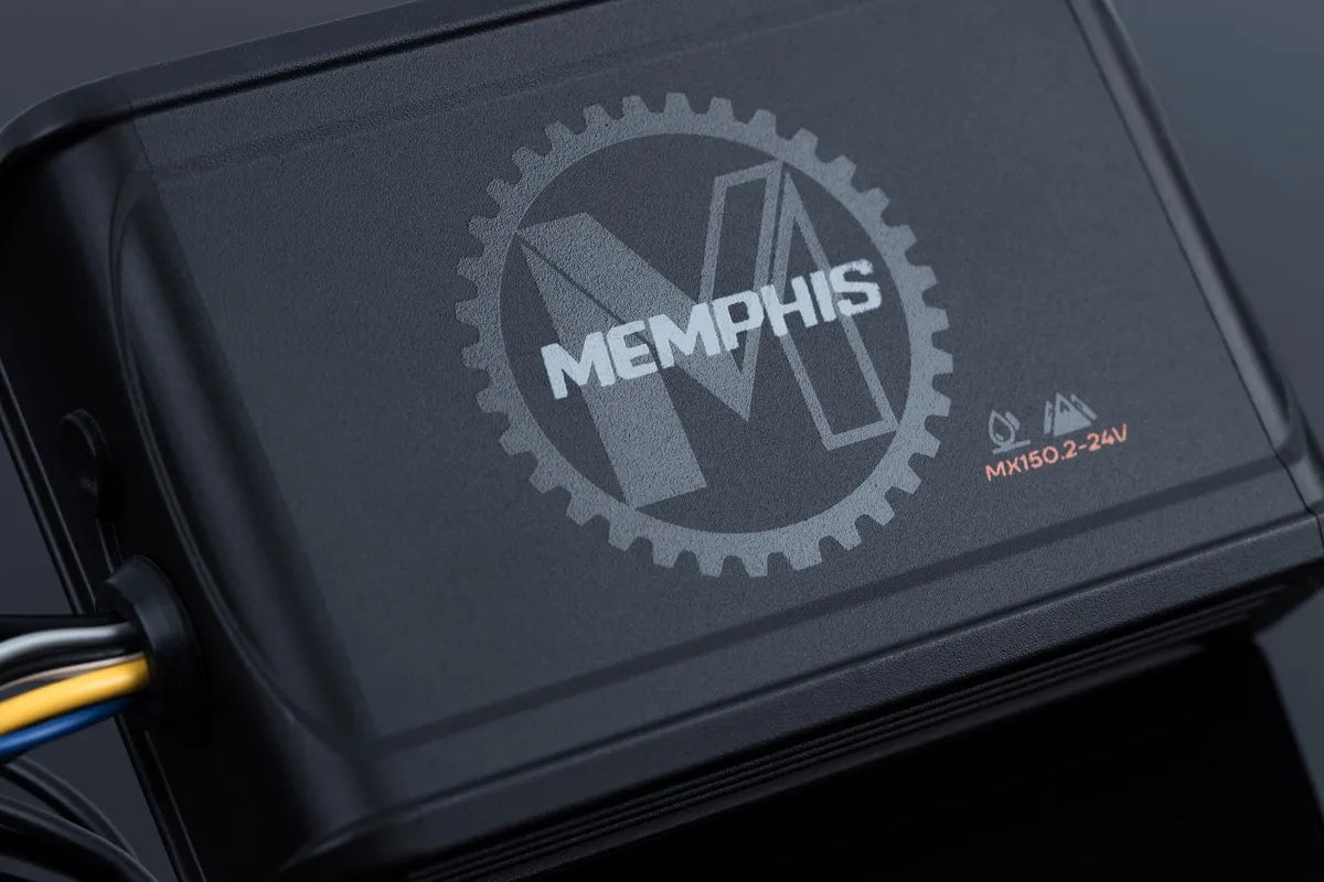 Memphis MX150.2-24V Powersports 75W x 2 at 2 Ohm, 8V-24V