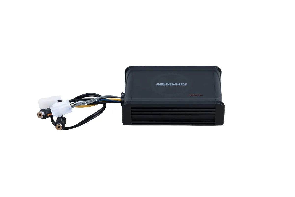 Memphis MX150.2-24V Powersports 75W x 2 at 2 Ohm, 8V-24V