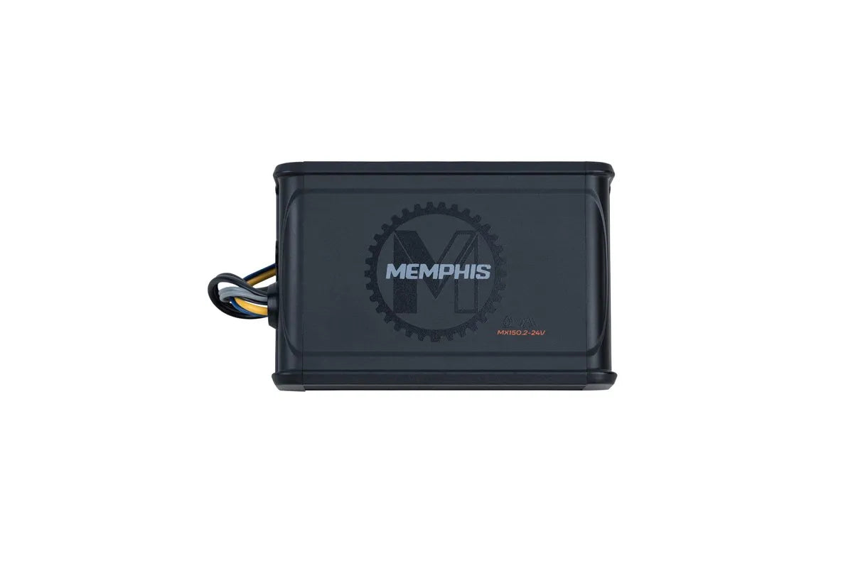 Memphis MX150.2-24V Powersports 75W x 2 at 2 Ohm, 8V-24V