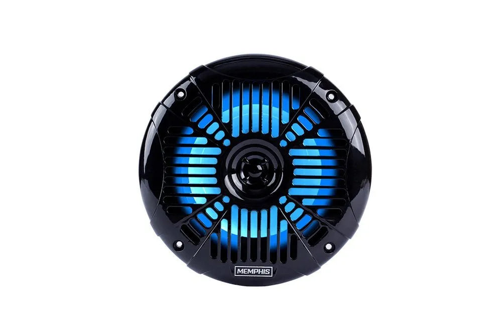 Memphis MXA602SLB OEM Rep 6.5" Marine Speaker - Black with Blue LED