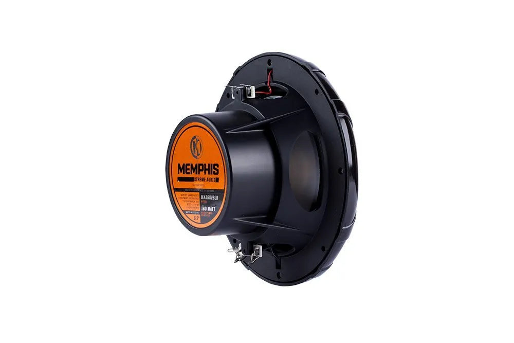 Memphis MXA602SLB OEM Rep 6.5" Marine Speaker - Black with Blue LED