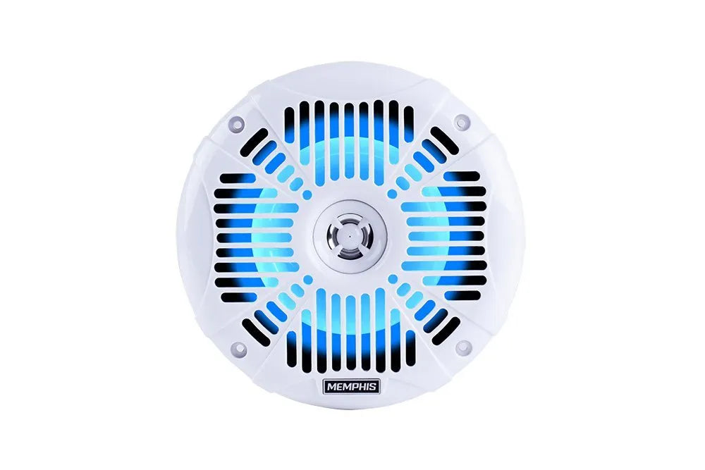 Memphis MXA602SLW OEM Rep 6.5" Marine Speaker - White with Blue LED (Copy)