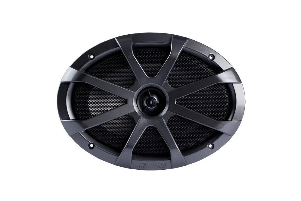 Memphis MXA69L Marine Speaker 6x9" 2-Way B&W Grilles with RGB LED