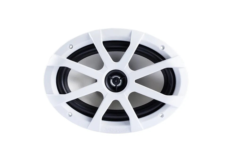 Memphis MXA69L Marine Speaker 6x9" 2-Way B&W Grilles with RGB LED