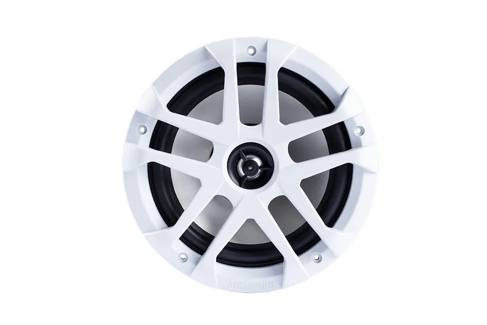 Memphis MXA80L Marine 8" Speaker 2-Way B&W Grilles with RGB LED