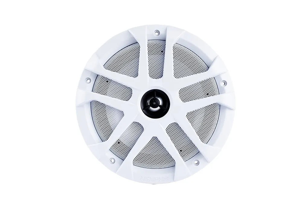 Memphis MXA80L Marine 8" Speaker 2-Way B&W Grilles with RGB LED
