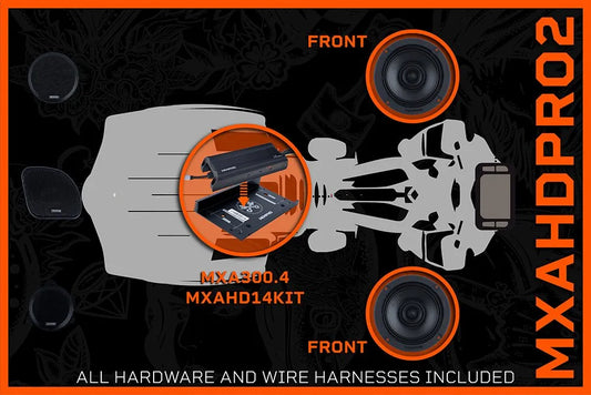 Memphis MXAHDPRO2 '14+ HD 2 Speaker Kit