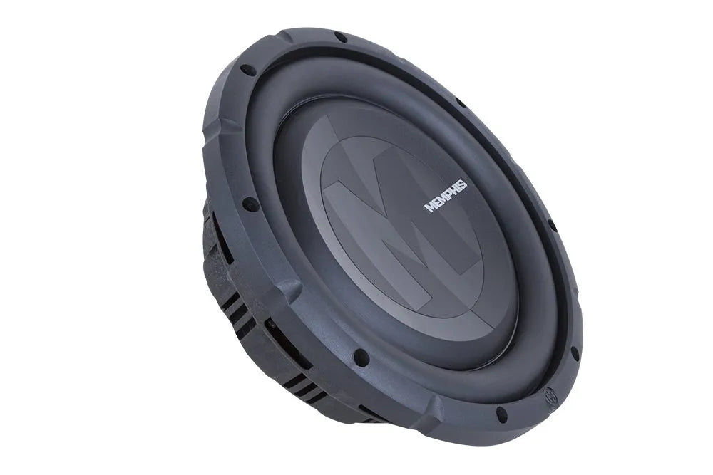 Memphis PRXS1024 Power Reference 10" Shallow Mount Subwoofer – 350W RMS, Selectable 2Ω/4Ω