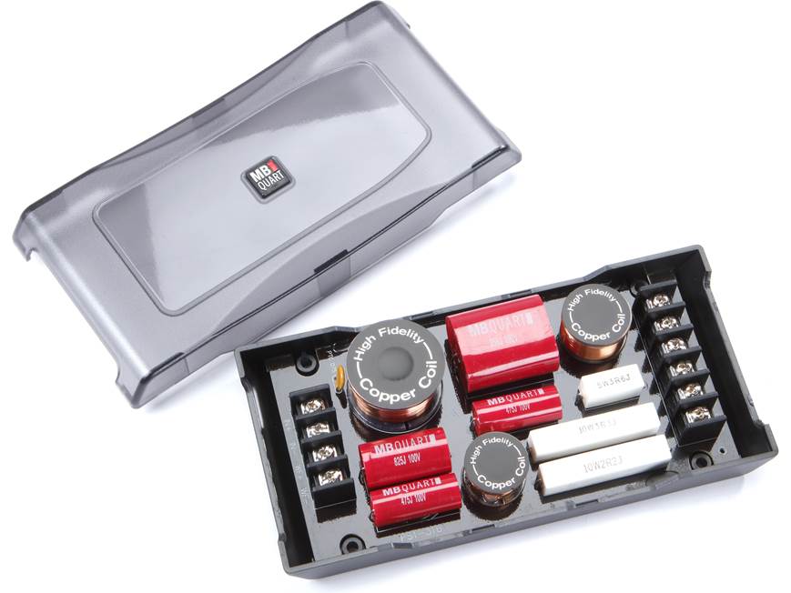 MB Quart PS1-316 Premium Series 6.5" 3-Way Component Speaker System – 100W RMS w/ Woofer, Midrange, Tweeter & Crossovers