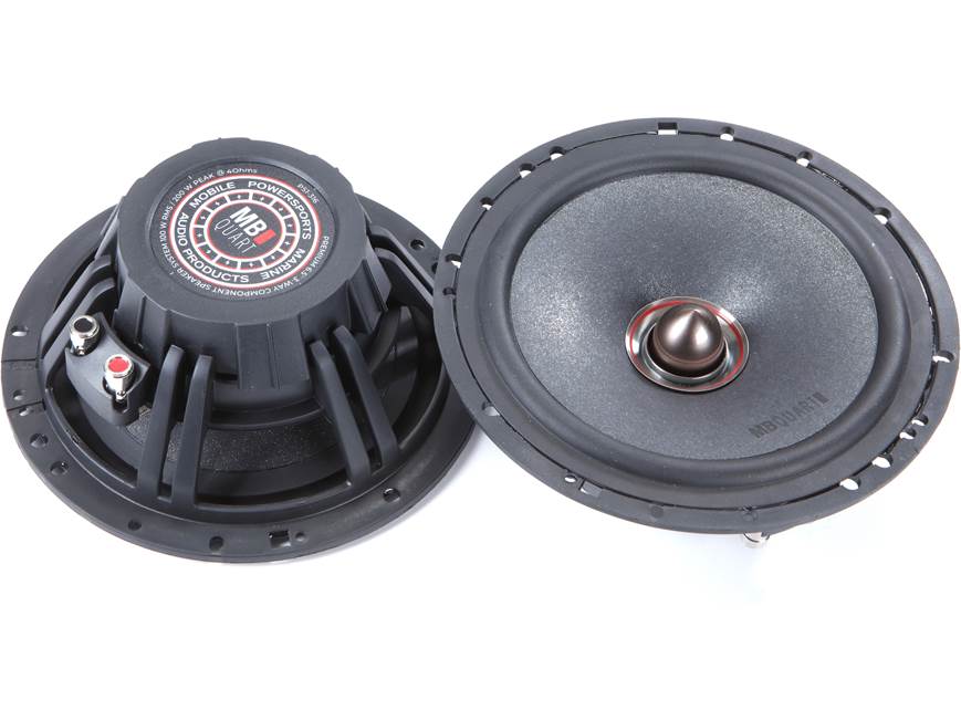 MB Quart PS1-316 Premium Series 6.5" 3-Way Component Speaker System – 100W RMS w/ Woofer, Midrange, Tweeter & Crossovers