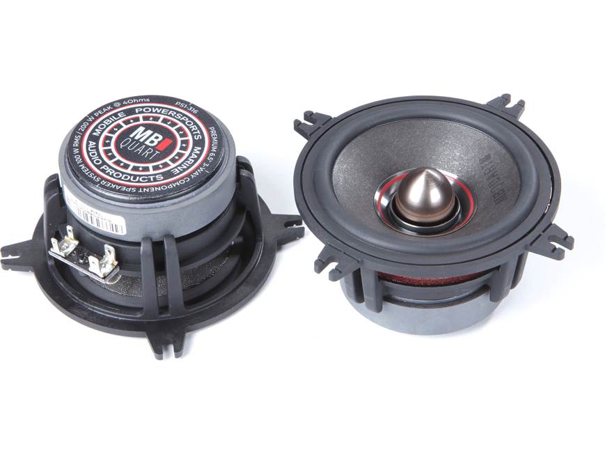 MB Quart PS1-316 Premium Series 6.5" 3-Way Component Speaker System – 100W RMS w/ Woofer, Midrange, Tweeter & Crossovers