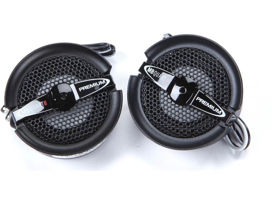 MB Quart PS1-316 Premium Series 6.5" 3-Way Component Speaker System – 100W RMS w/ Woofer, Midrange, Tweeter & Crossovers