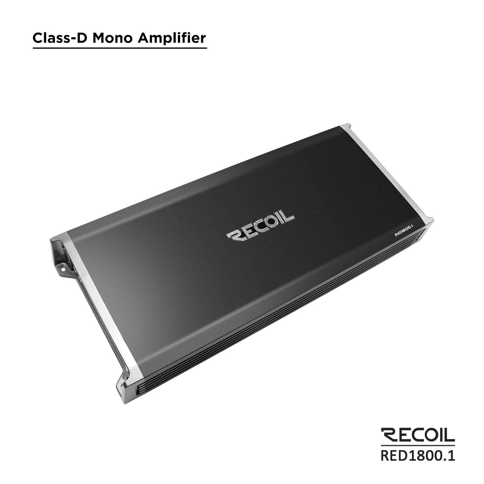 Recoil RED1800.1 3600W Class-D Mono-Block Subwoofer Amplifier – 1Ω Stable - Recoil Amplifier