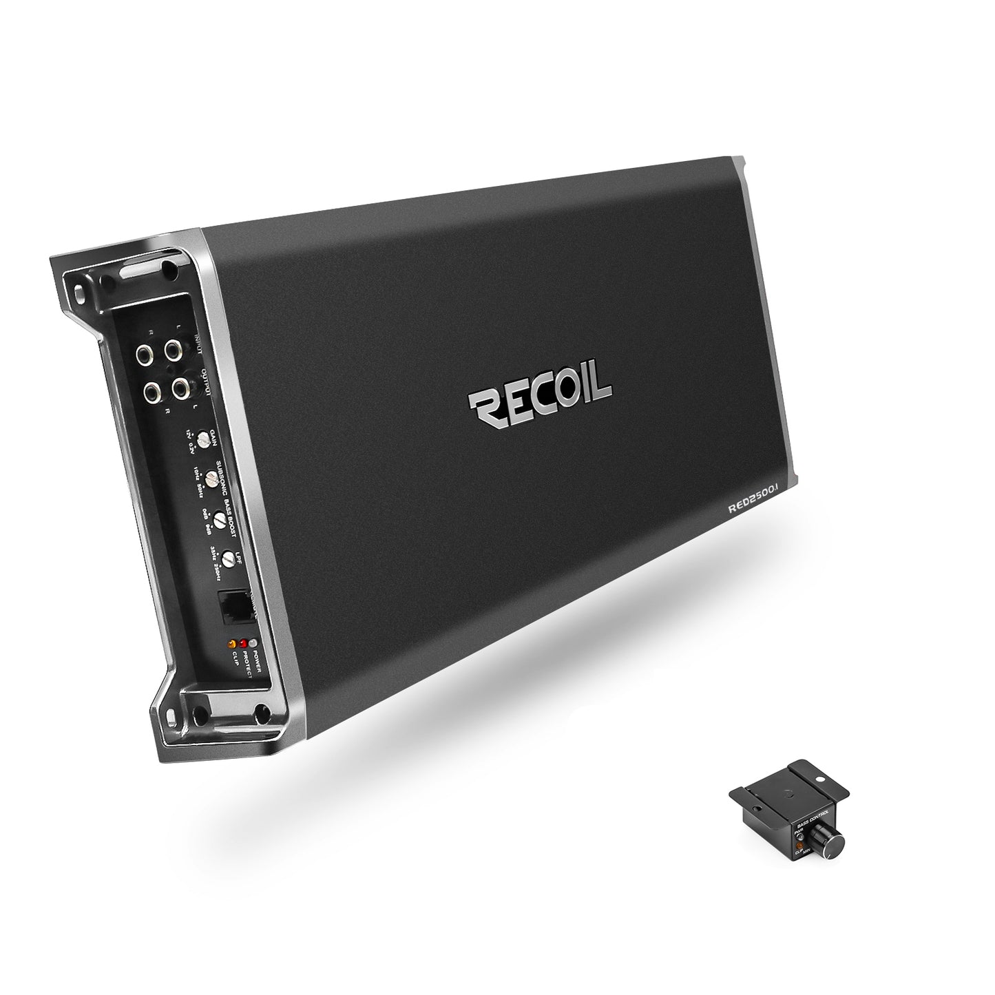 Recoil RED2500.1 5000W Class-D Mono-Block Subwoofer Amplifier – 1Ω Stable - Recoil Car Amplifier