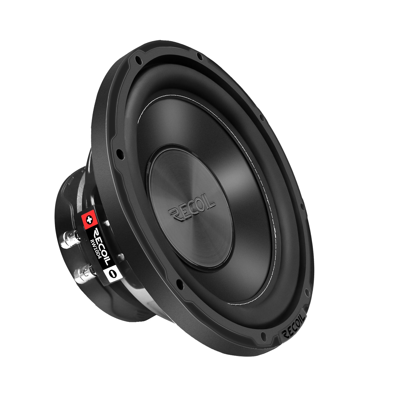Recoil RW10D4 Echo Series 10" 500W Dual 4Ω Car Subwoofer - Recoil Subwoofer