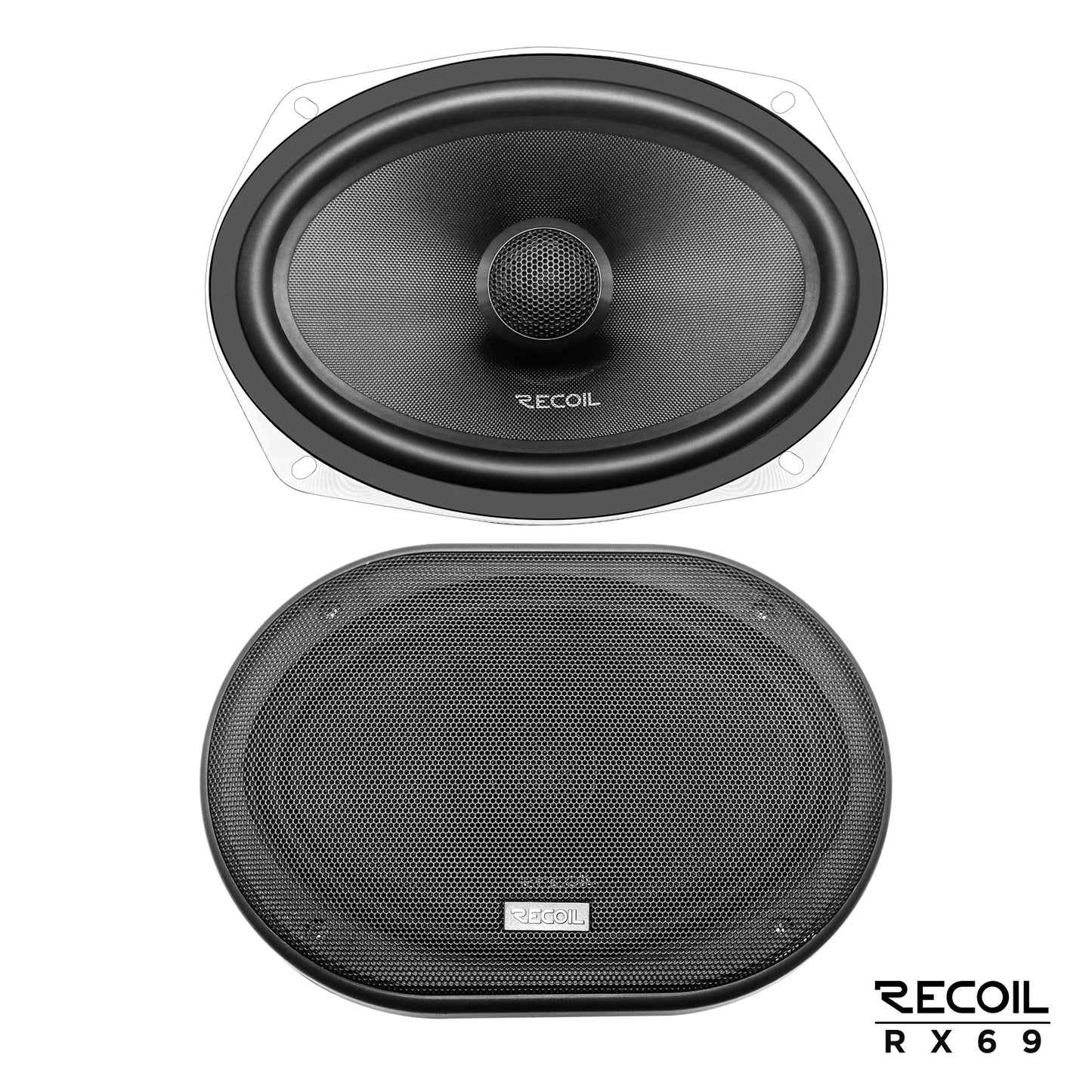 Recoil RX69 6x9" 2-Way Coaxial Car Speakers – 180W Peak Audio - Recoil Coaxial Speaker