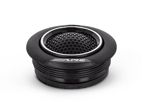 Alpine S2-S10TW 1" Hi-Res Component Tweeter – 80W RMS / 240W Peak - Alpine tweeter side view