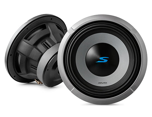 Alpine S2-W10D4 10" Dual Voice Coil Subwoofer – 600W RMS / 1800W Peak - Alpine 10" woofers
