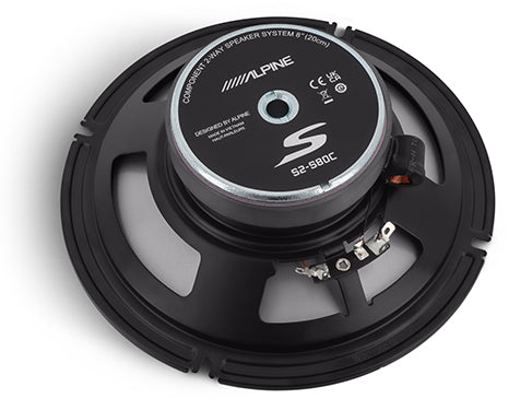 Alpine S2-S80C 8" Component Speakers – Hi-Res Audio Certified - Alpine speakers