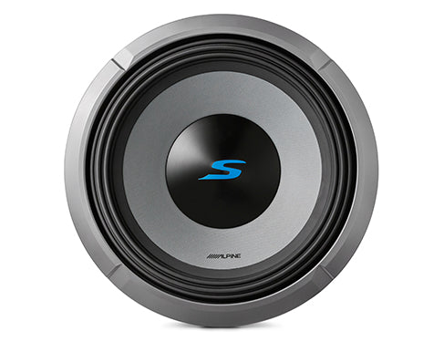 Alpine S2-W12D2 12" Dual Voice Coil Subwoofer – 600W RMS / 1800W Peak - Alpine 12" woofers single view