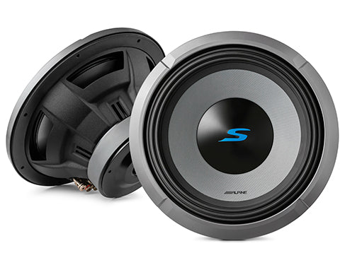 Alpine S2-W12D4 12" Dual Voice Coil Subwoofer – 600W RMS / 1800W Peak - Alpine woofers