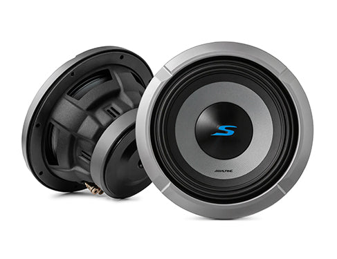 Alpine S2-W8D4 8" Dual Voice Coil Subwoofer – 300W RMS / 900W Peak - Alpine 8" woofer