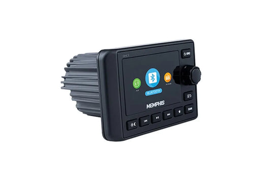 Memphis SMC3 Marine & Powersports Digital Media Receiver with 3" Color Display | Bluetooth, AM/FM, USB & AUX