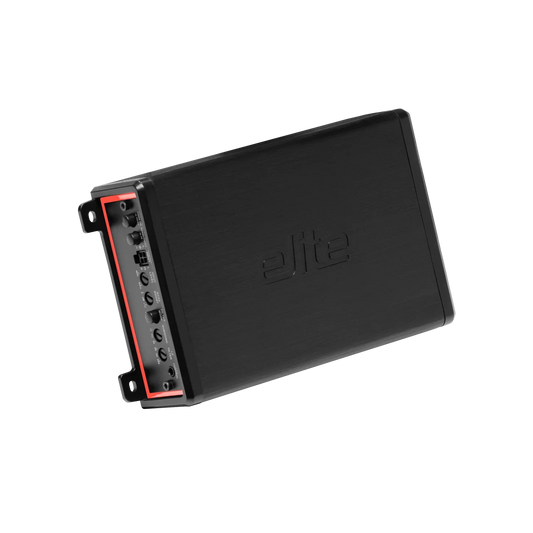 Elite BE400.1D 400W RMS Mono Class D Amplifier with Remote Subwoofer Level Control and LED Illuminated End Panels