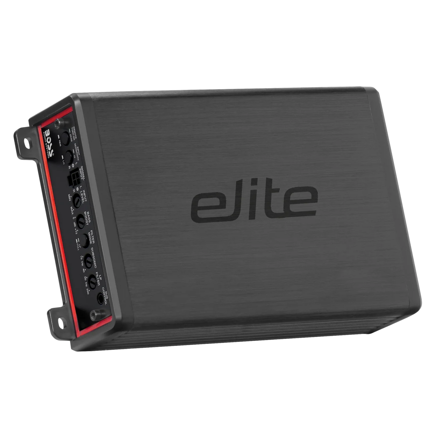 Elite BE600.1D 600W RMS Mono Class D Amplifier with Remote Subwoofer Level Control and LED Illuminated End Panels