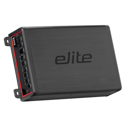 Elite BE600.1D 600W RMS Mono Class D Amplifier with Remote Subwoofer Level Control and LED Illuminated End Panels