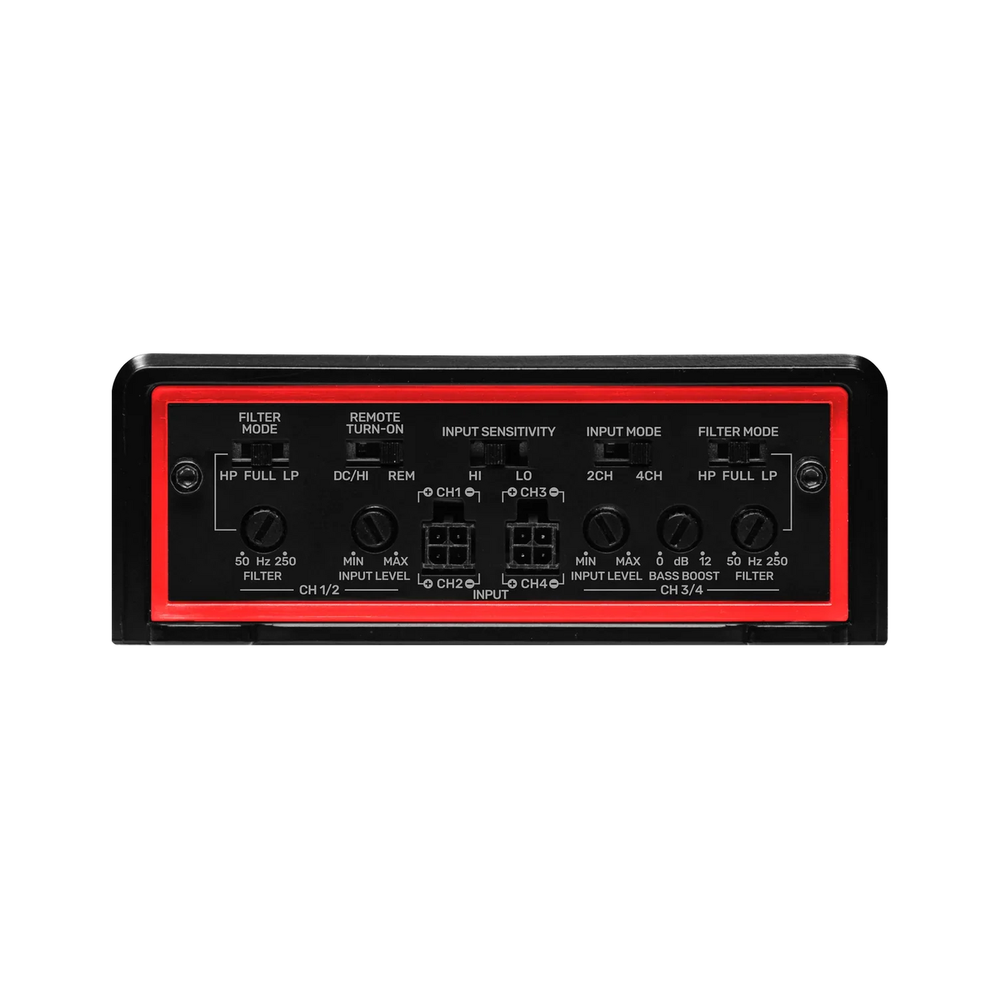 Elite BE600.4D 600W RMS 4 Channel Class D Full Range Amplifier with LED Illuminated End Panels