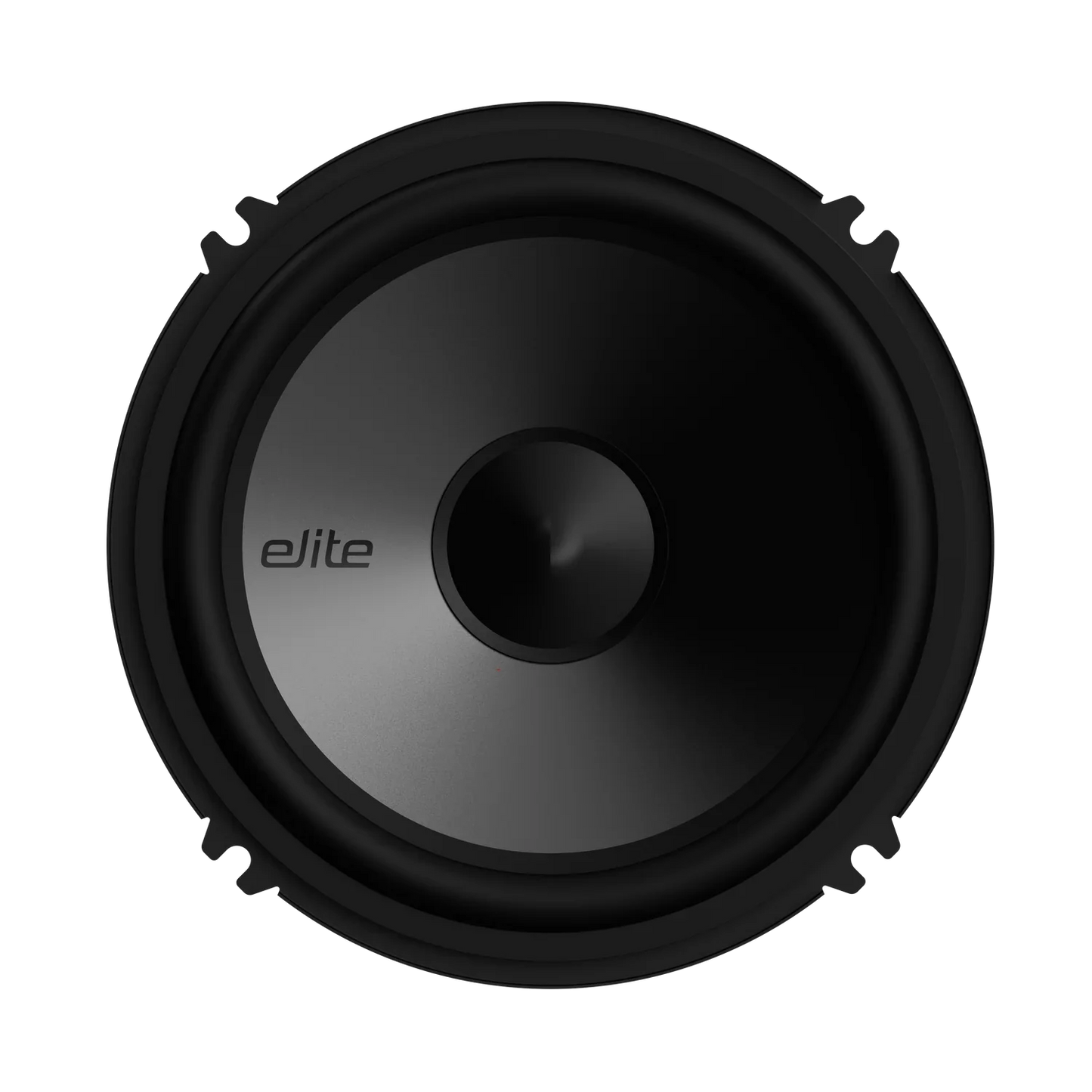 Elite BE652K 6.5" 2-Way Component Speaker System, Rubber Surround, Paper Cone, Stamped Steel Basket, Compact External Crossover, 1.4" (36 mm) Tweeter, Power Handling: 50W