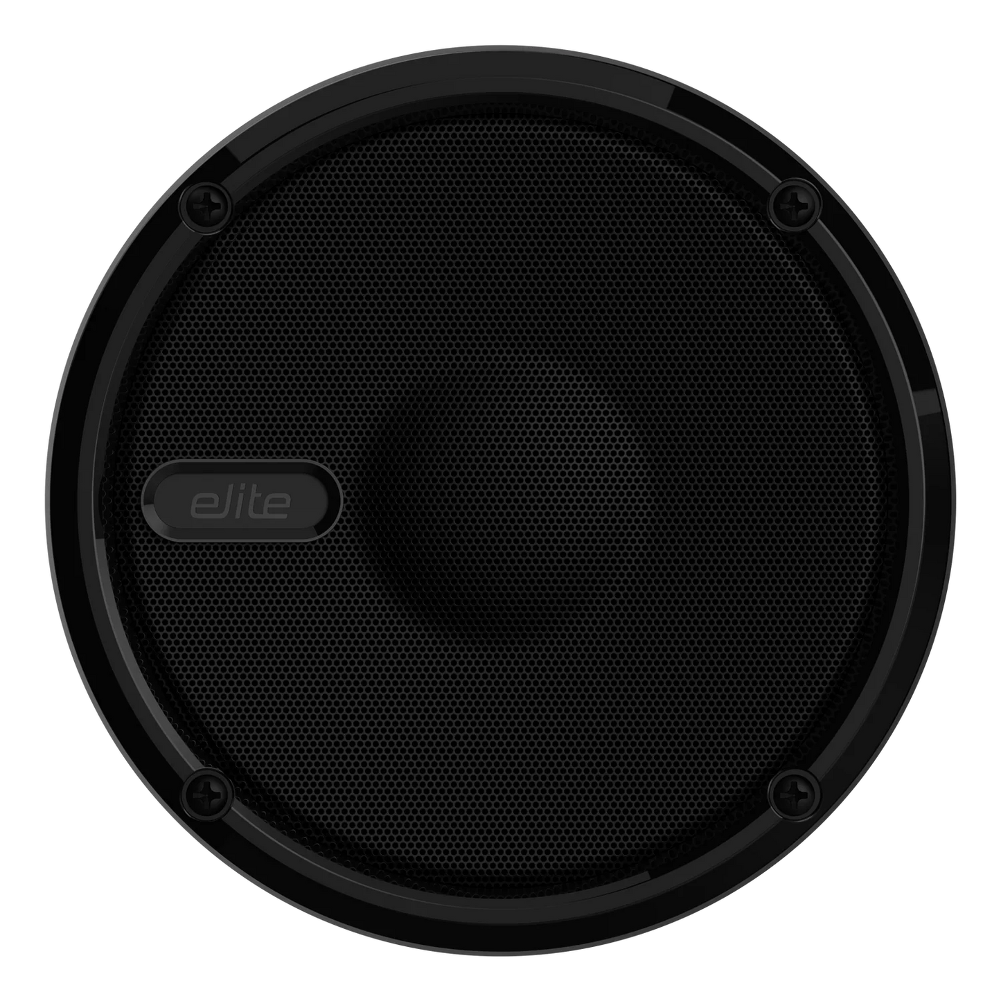 Elite BE652K 6.5" 2-Way Component Speaker System, Rubber Surround, Paper Cone, Stamped Steel Basket, Compact External Crossover, 1.4" (36 mm) Tweeter, Power Handling: 50W