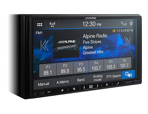Alpine iLX-407 7" Shallow-Mount Double-DIN Receiver with Apple CarPlay & Android Auto Alpine receiver