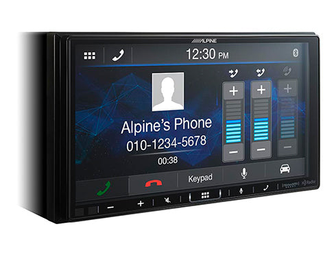 Alpine iLX-407 7" Shallow-Mount Double-DIN Receiver with Apple CarPlay & Android Auto Alpine head unit