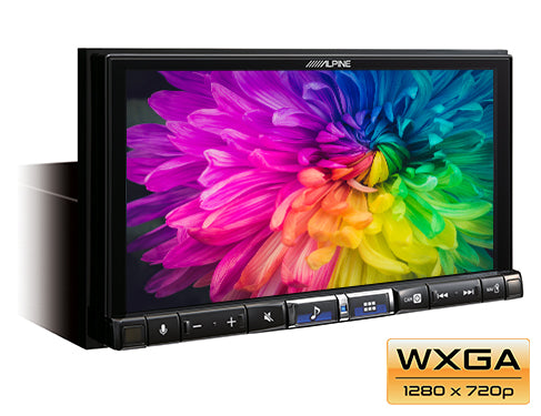 Alpine iLX-507 7" HD Double-DIN Receiver – Wireless CarPlay & Android Auto Alpine Stereo