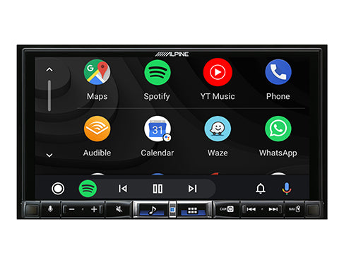 Alpine iLX-507 7" HD Double-DIN Receiver – Wireless CarPlay & Android Auto