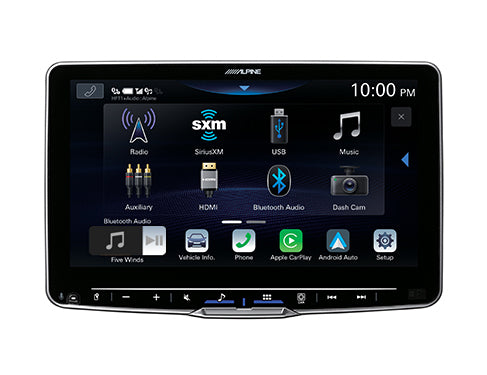 Alpine iLX-F509 9" Floating HD Touchscreen Receiver – Wireless CarPlay & Android Auto Alpine Receiver