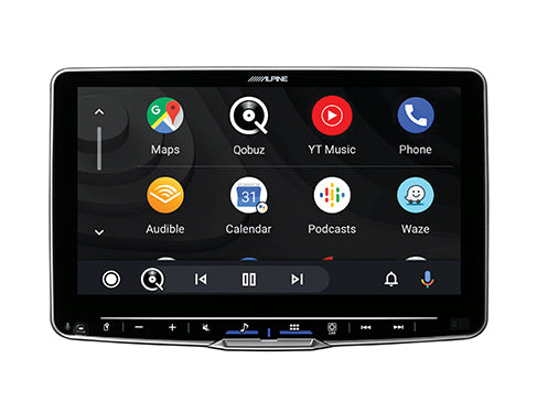 Alpine iLX-F509 9" Floating HD Touchscreen Receiver – Wireless CarPlay & Android Auto