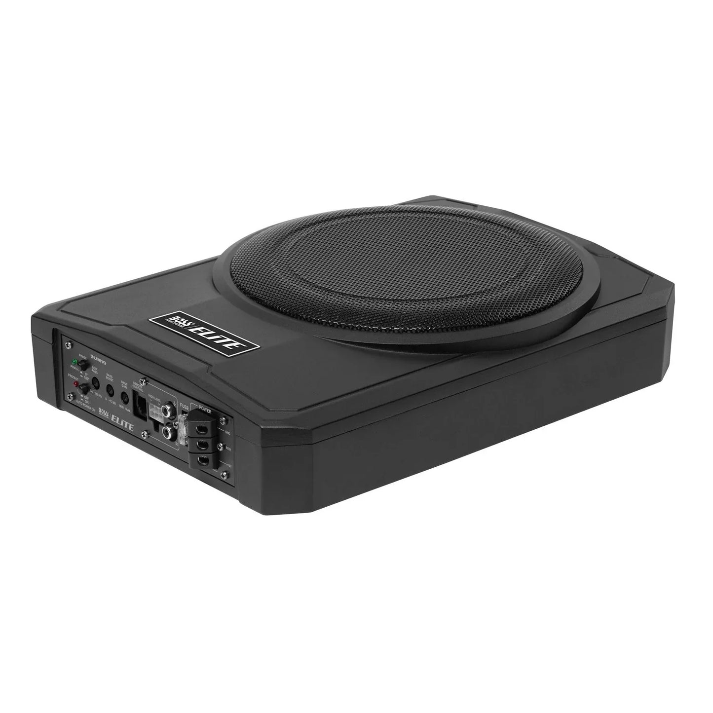 Elite SLIM10 Elite - 10" SINGLE Voice Coil (2.6 Ohm) 1000W Subwoofer with Enclosure (Sold Single)