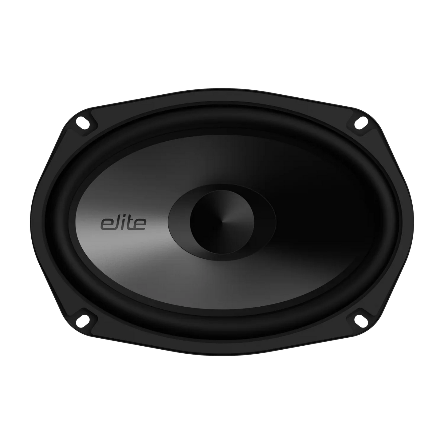 Elite BE692K 6x9" 2-Way Component Speaker System, Rubber Surround, Paper Cone, Stamped Steel Basket, Compact External Crossover, 1.4" (36 mm) Tweeter, Power Handling: 60W