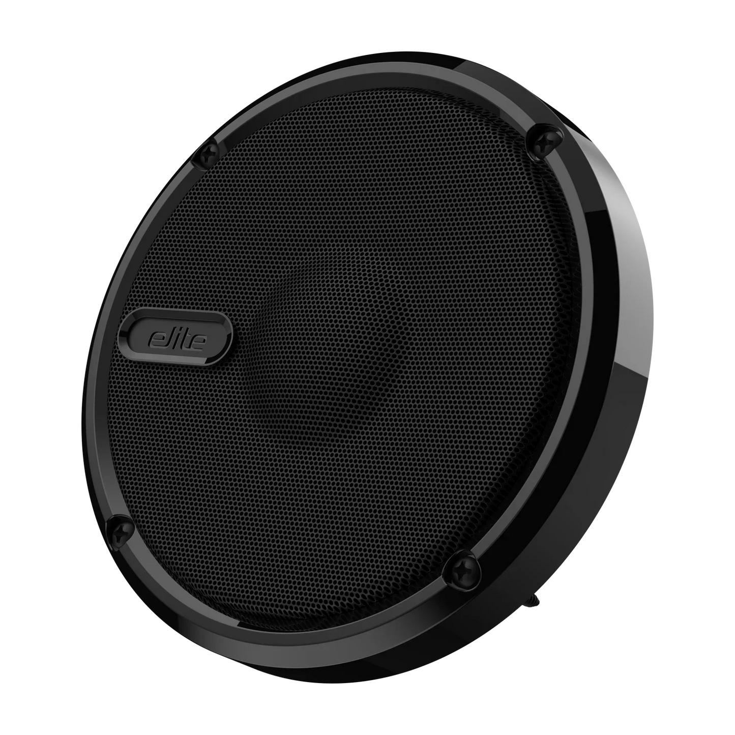Elite BE652K 6.5" 2-Way Component Speaker System, Rubber Surround, Paper Cone, Stamped Steel Basket, Compact External Crossover, 1.4" (36 mm) Tweeter, Power Handling: 50W