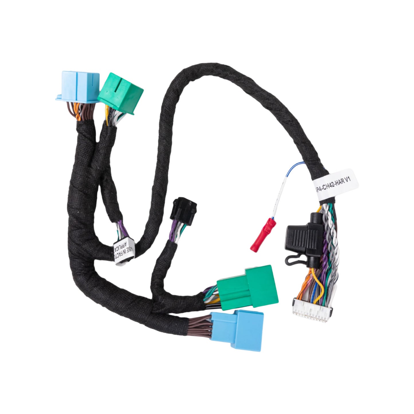 MBQJ-STG4A-1 800 Watt STAGE 4 Jeep® Wrangler (JL) / Gladiator (JT) Tuned Four Speakers System Upgrade for OEM Source Unit - jeep sound system harnesses