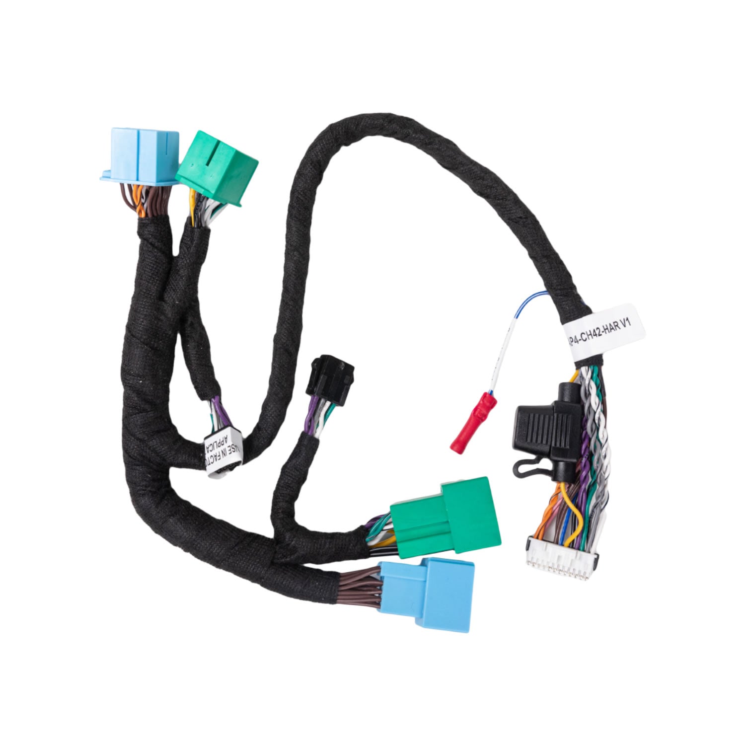 MBQJ-STG4A-1 800 Watt STAGE 4 Jeep® Wrangler (JL) / Gladiator (JT) Tuned Four Speakers System Upgrade for OEM Source Unit - jeep sound system harnesses