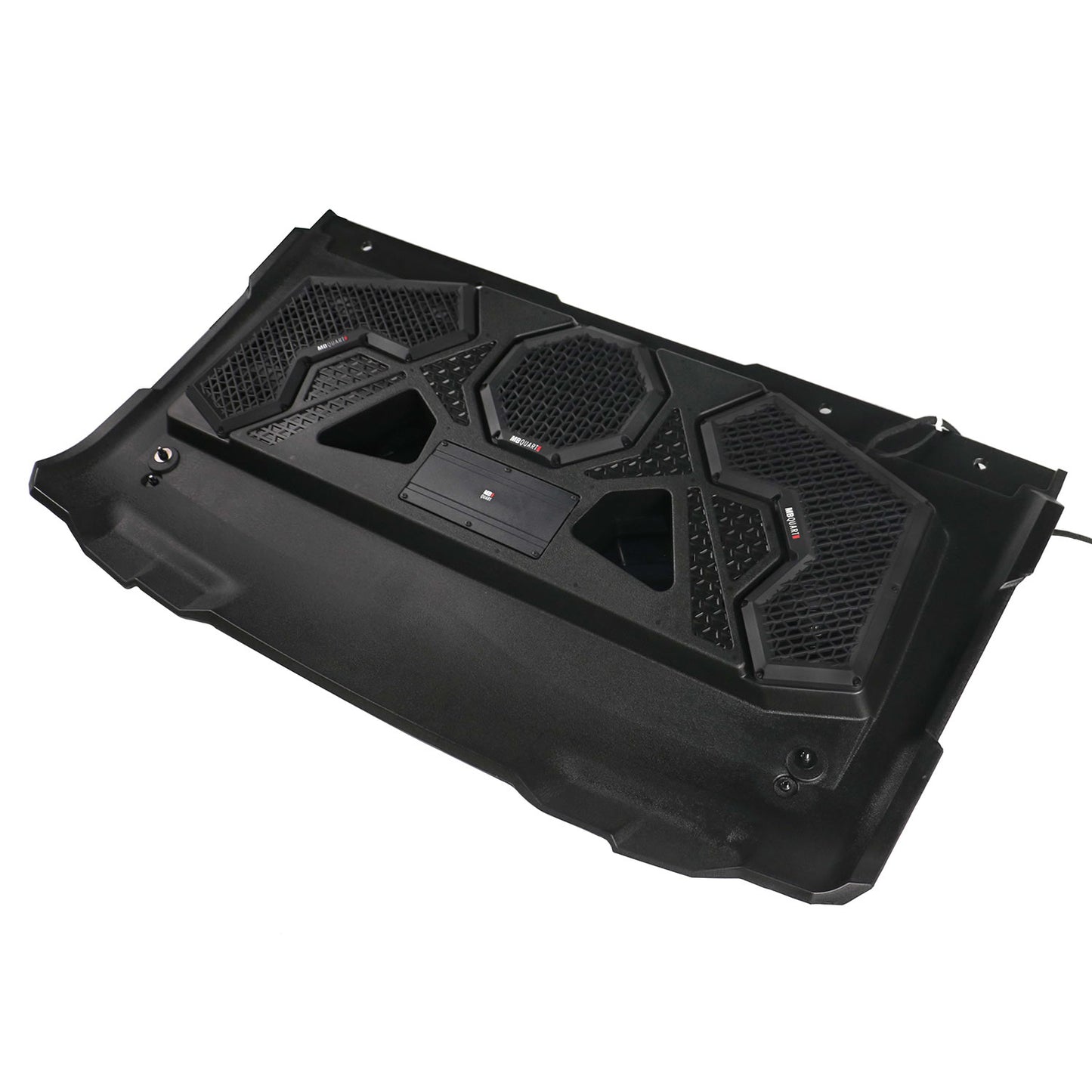 MB Quart - MBQRG2-S6R 500 Watt 6 Speaker Polaris RANGER Audio Roof with 3.5 Inch LCD Source Unit