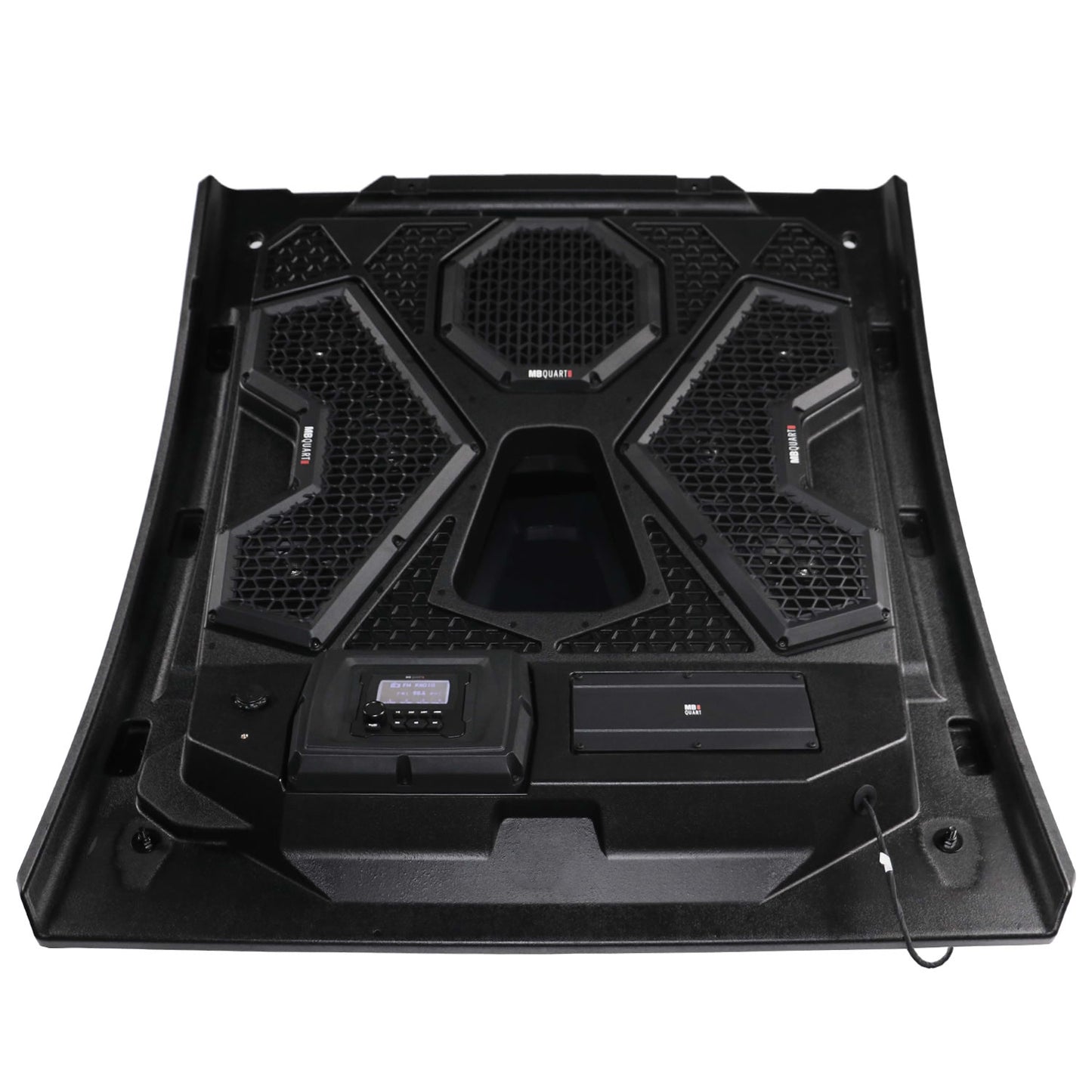 MBQRT2-S6R Polaris RZR Trail Audio Roof with 3.5 Inch LCD Source Unit 