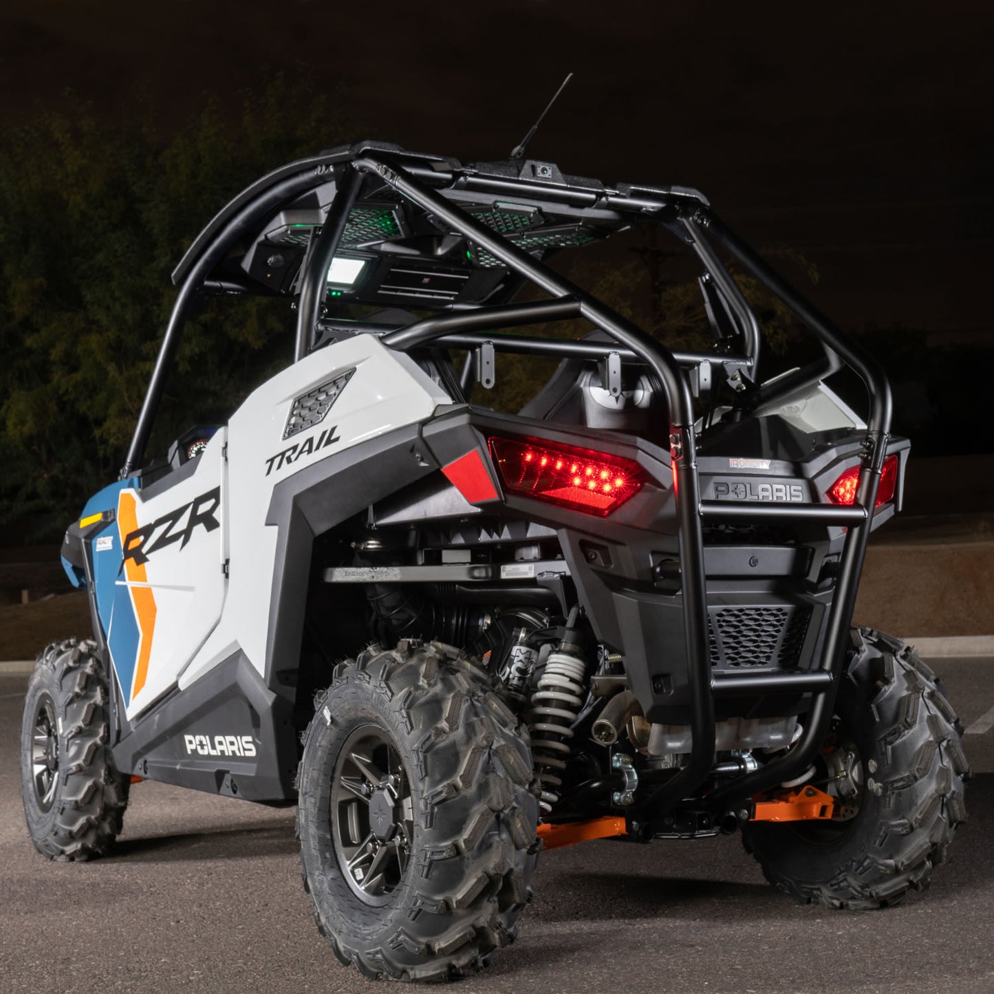 MBQRT2-S7R Polaris RZR Trail Audio Roof and Light Bar - vehicle