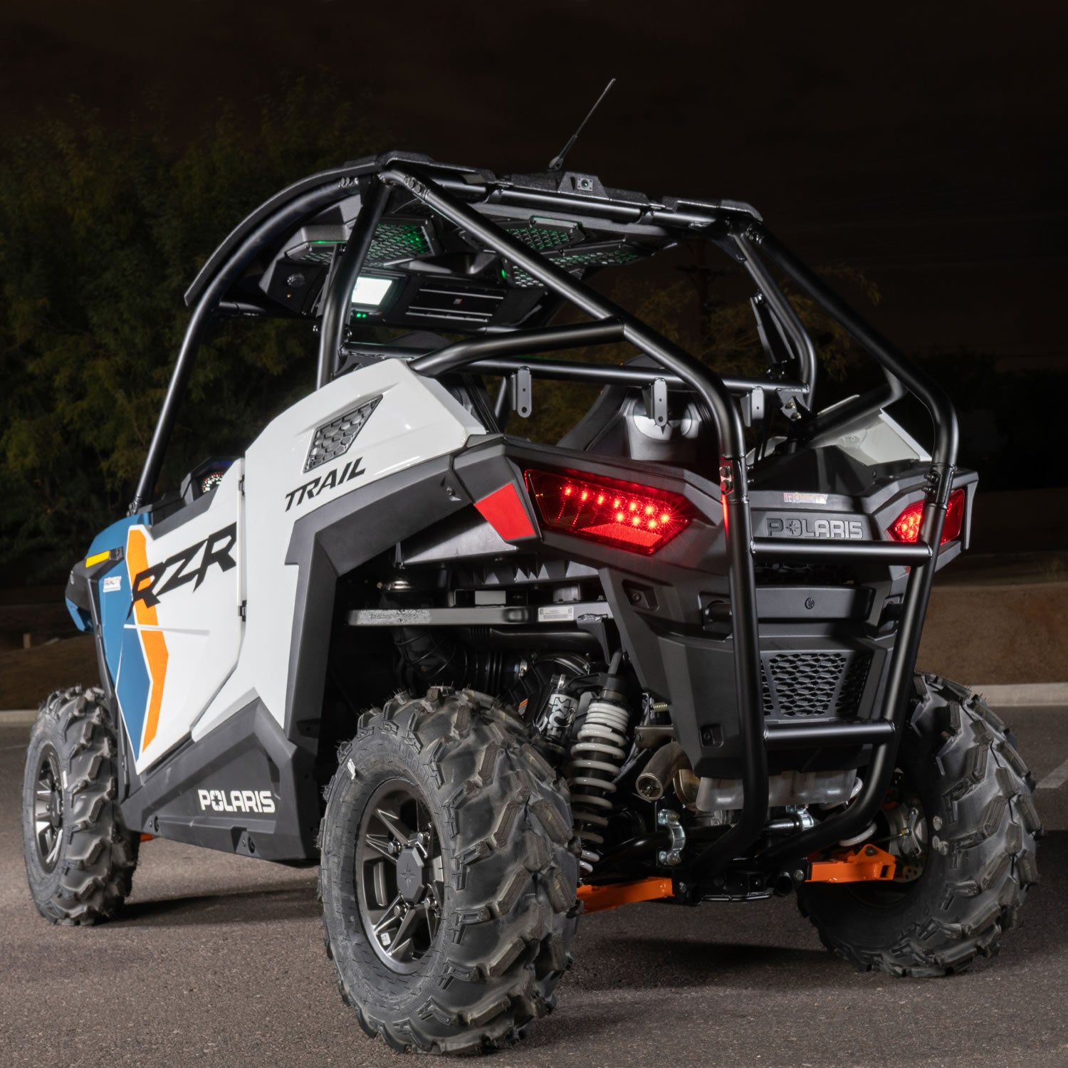 MBQRT2-S7R Polaris RZR Trail Audio Roof and Light Bar - vehicle