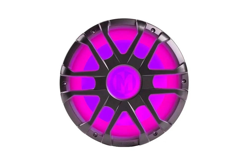Memphis MM1024 10" Marine Woofer, 300W 2 or 4 Ohm with LED and Grey Grille